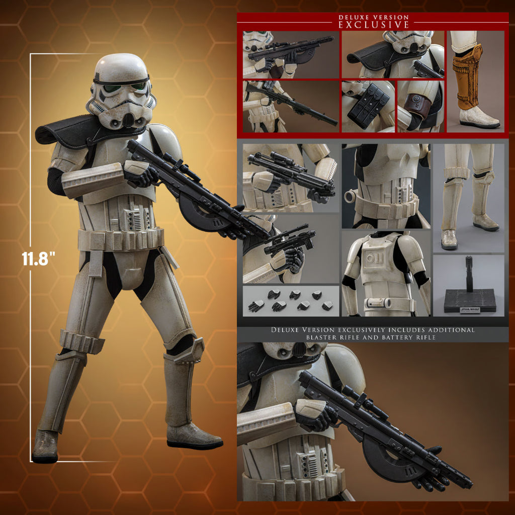 MMS837 Star Wars: The Mandalorian & Grogu - 1/6th Scale Imperial Remnant Stormtrooper (Deluxe Version)