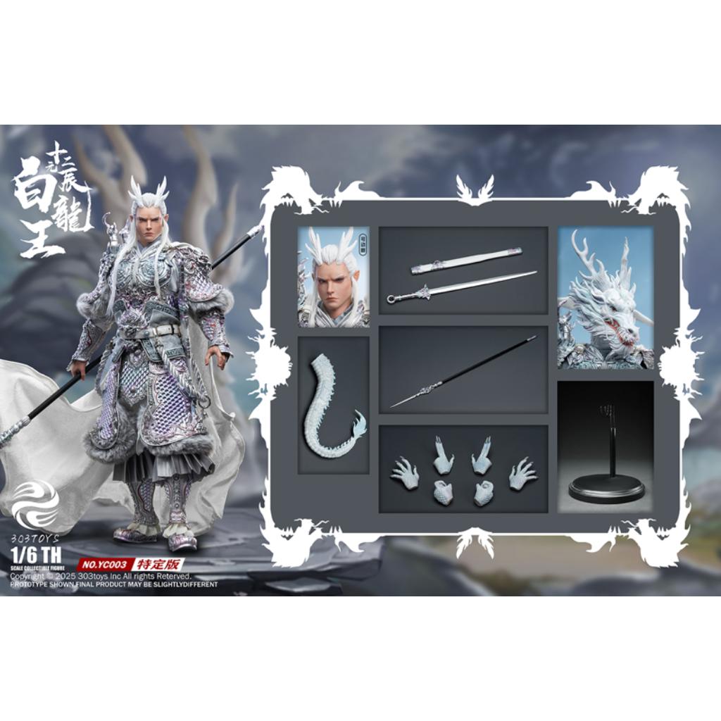 YC003 - The Twelve Zodiac - 1/6th Scale White Dragon King (Exclusive Edition)