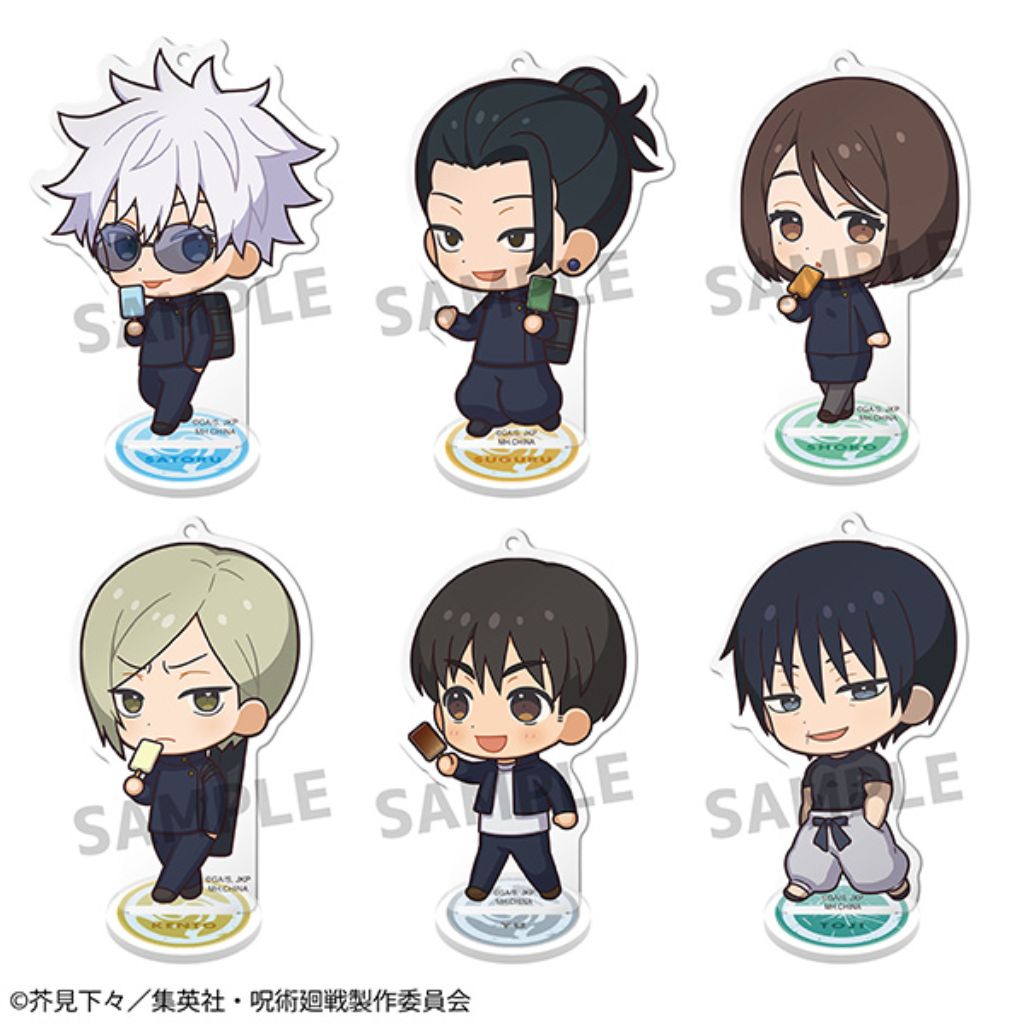 Tokotoko Acrylic Stand Jujutsu Kaisen Vol.3 Kaigyoku Gyokusetsu Box (Box Of 6)