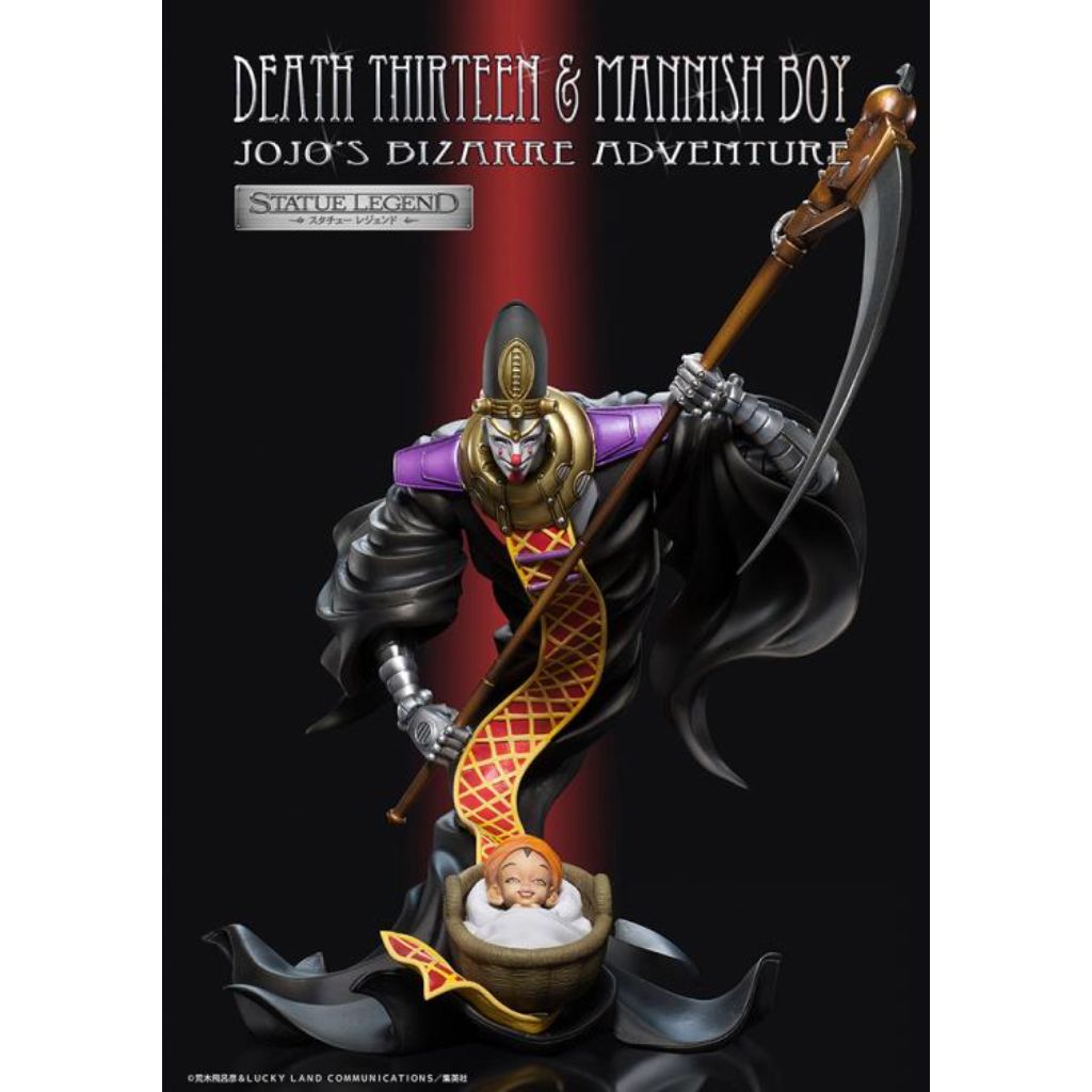 Jojo Bizarre Adventure Part3 Stardust Crusaders - Statue Legend Death Thirteen & Mannish Boy