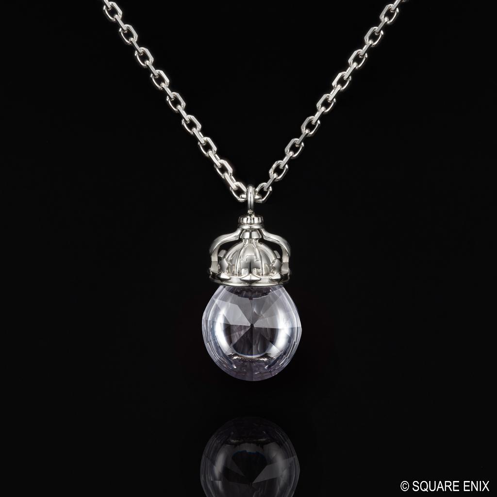 Final Fantasy IX Silver Necklace - Garnet