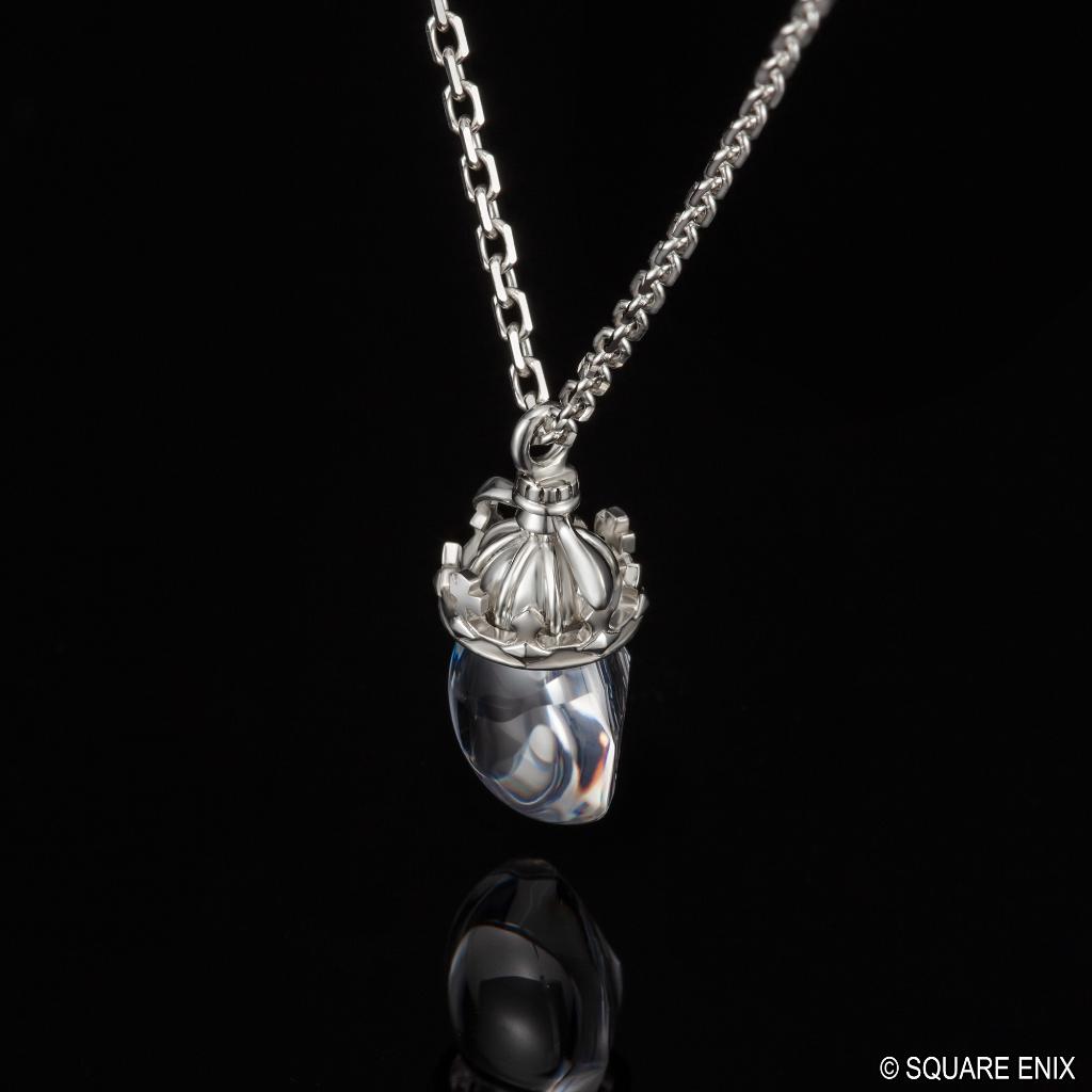 Final Fantasy IX Silver Necklace - Garnet