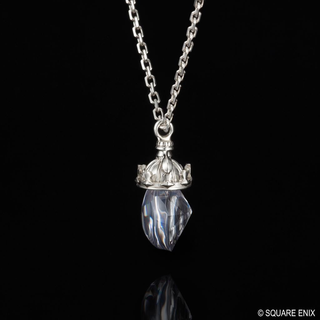 Final Fantasy IX Silver Necklace - Garnet