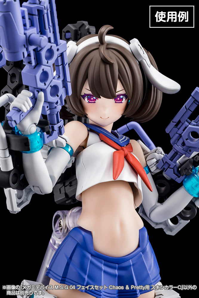 KP727 Megami Device - M.S.G 04 Face Set Chaos & Pretty Skin Color C