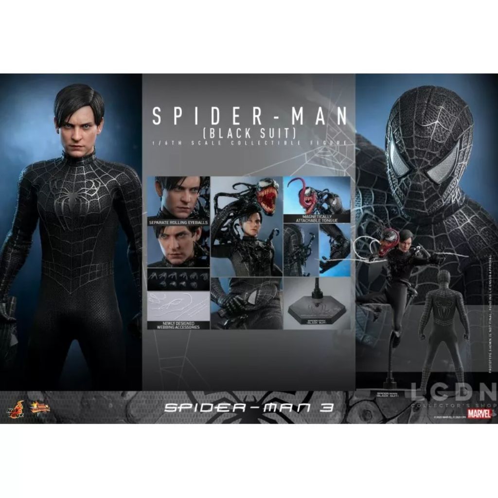 MMS727 - Spider-Man 3 - 1/6th scale Spider-Man (Black Suit)