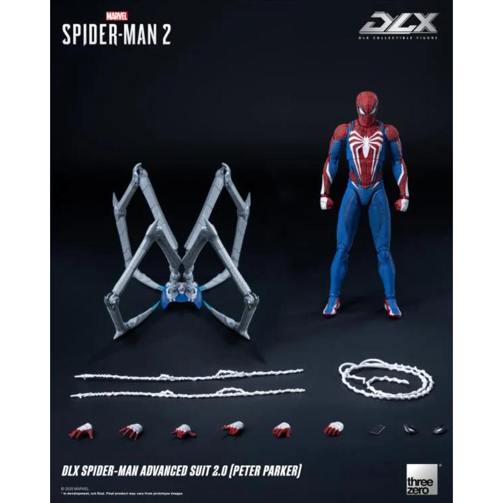 DLX Scale Collectible Figure - Marvel Spider-Man 2 - Spider-Man Advanced Suit 2.0 (Peter Parker)