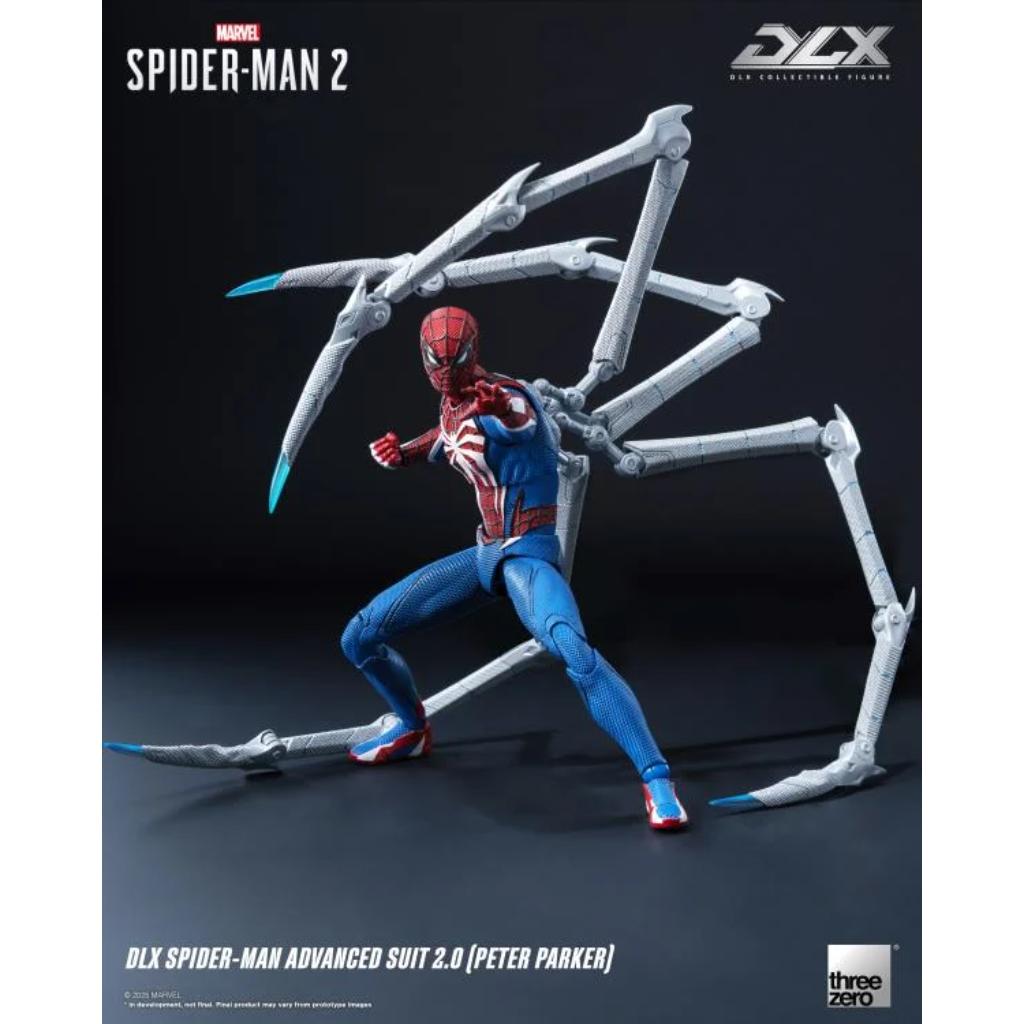 DLX Scale Collectible Figure - Marvel Spider-Man 2 - Spider-Man Advanced Suit 2.0 (Peter Parker)