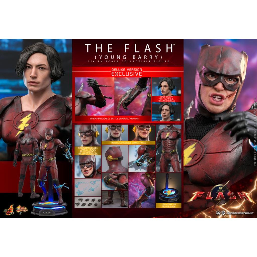 MMS724 - The Flash - 1/6th scale The Flash (Young Barry) (Deluxe Version)