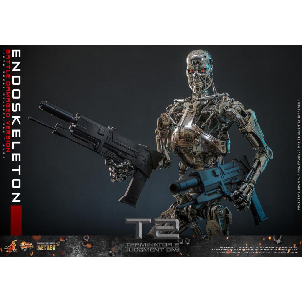 MMS840D77 - Terminator 2: Judgment Day - 1/6th scale Endoskeleton (Battle Damaged Version) Collectible Figure