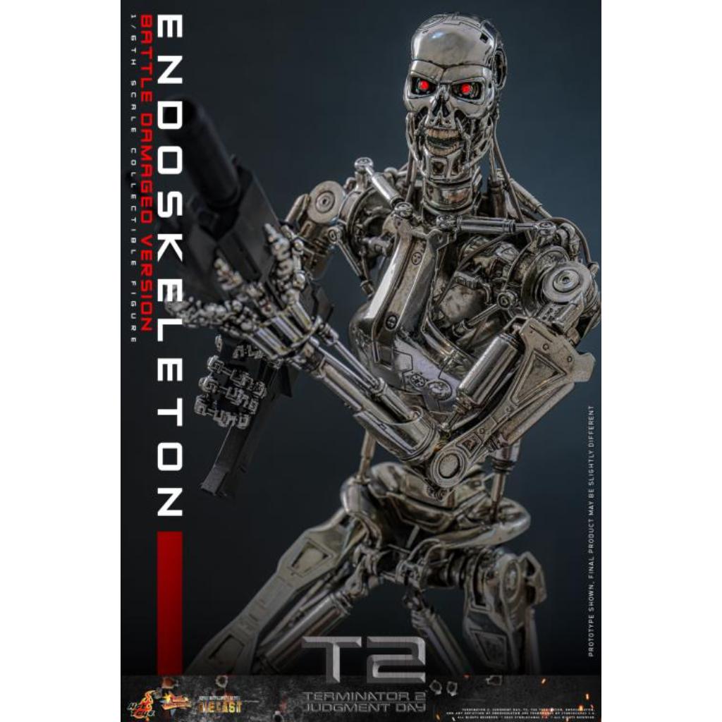 MMS840D77 - Terminator 2: Judgment Day - 1/6th scale Endoskeleton (Battle Damaged Version) Collectible Figure