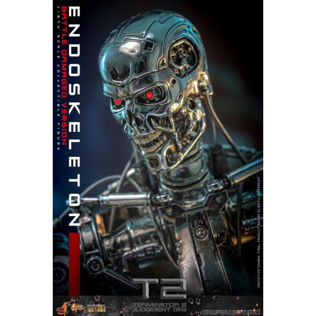 MMS840D77 - Terminator 2: Judgment Day - 1/6th scale Endoskeleton (Battle Damaged Version) Collectible Figure