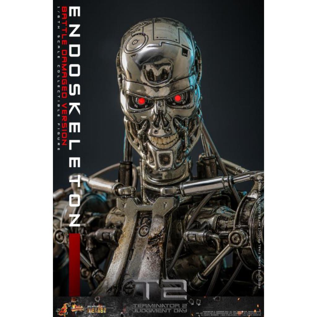 MMS840D77 - Terminator 2: Judgment Day - 1/6th scale Endoskeleton (Battle Damaged Version) Collectible Figure