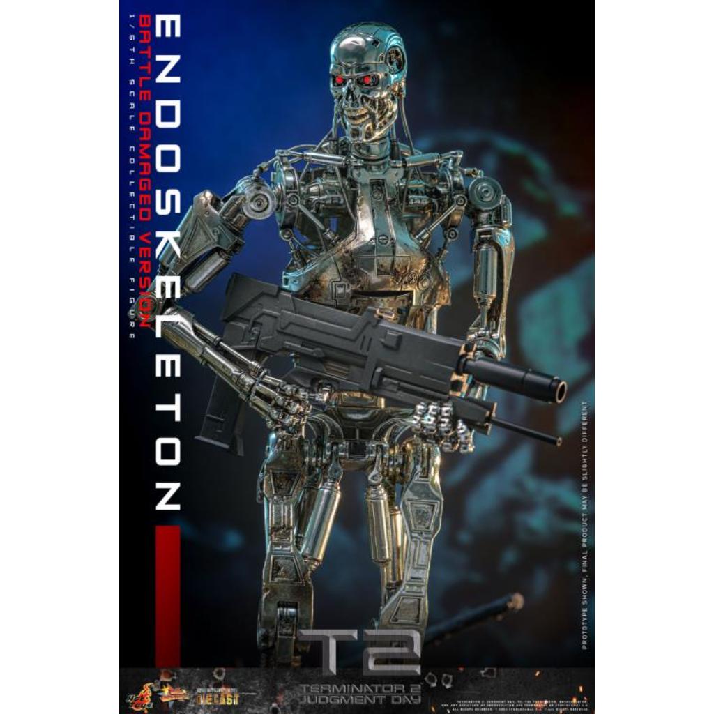 MMS840D77 - Terminator 2: Judgment Day - 1/6th scale Endoskeleton (Battle Damaged Version) Collectible Figure