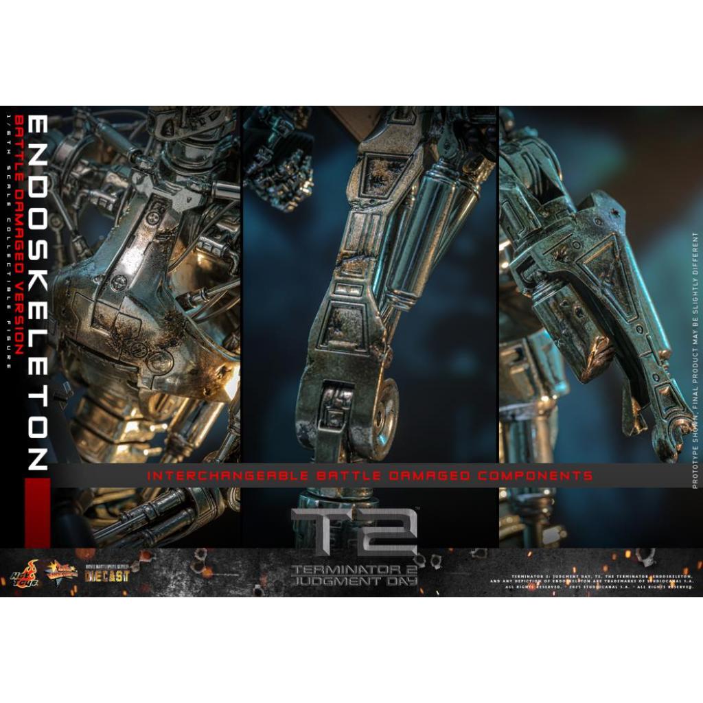 MMS840D77 - Terminator 2: Judgment Day - 1/6th scale Endoskeleton (Battle Damaged Version) Collectible Figure
