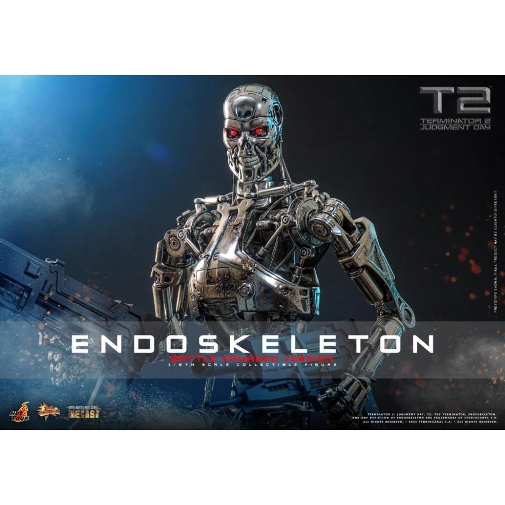 MMS840D77 - Terminator 2: Judgment Day - 1/6th scale Endoskeleton (Battle Damaged Version) Collectible Figure