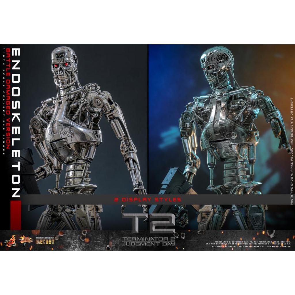 MMS840D77 - Terminator 2: Judgment Day - 1/6th scale Endoskeleton (Battle Damaged Version) Collectible Figure