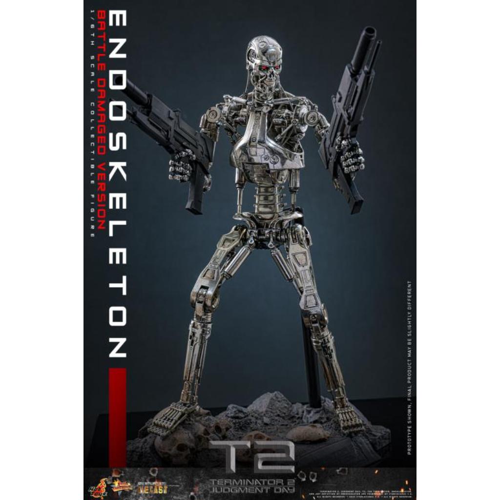 MMS840D77 - Terminator 2: Judgment Day - 1/6th scale Endoskeleton (Battle Damaged Version) Collectible Figure