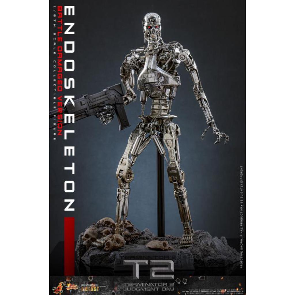 MMS840D77 - Terminator 2: Judgment Day - 1/6th scale Endoskeleton (Battle Damaged Version) Collectible Figure