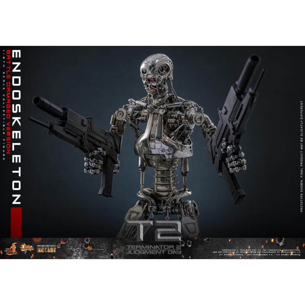 MMS840D77 - Terminator 2: Judgment Day - 1/6th scale Endoskeleton (Battle Damaged Version) Collectible Figure