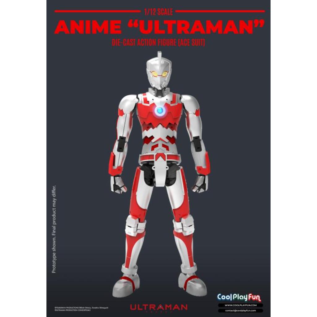 Diecast Action Figure - Ultraman - 1/12th Scale Ultraman Suit Ace