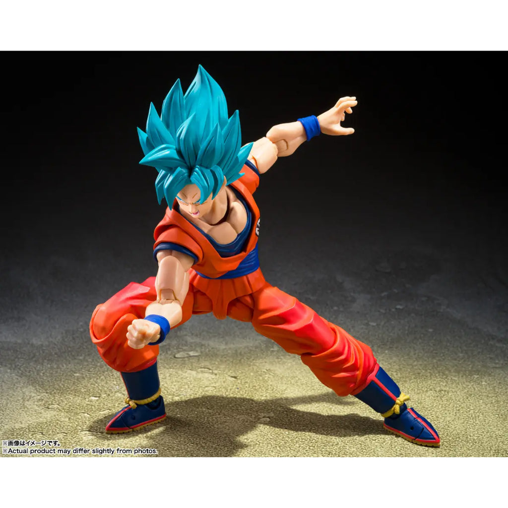S.H.Figuarts Super Saiyan God Super Saiyan Son Goku Blue Power Transcending Limits (Reissue)