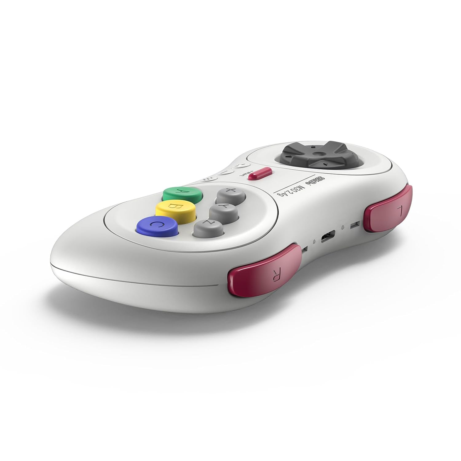 8Bitdo M30 MD Min 2.4G Bluetooth Wireless Gamepad - White
