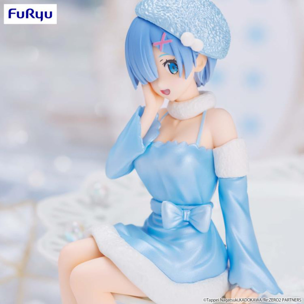 FuRyu Rem Snow Princess Pearl Ver. Noodle Stopper Figure