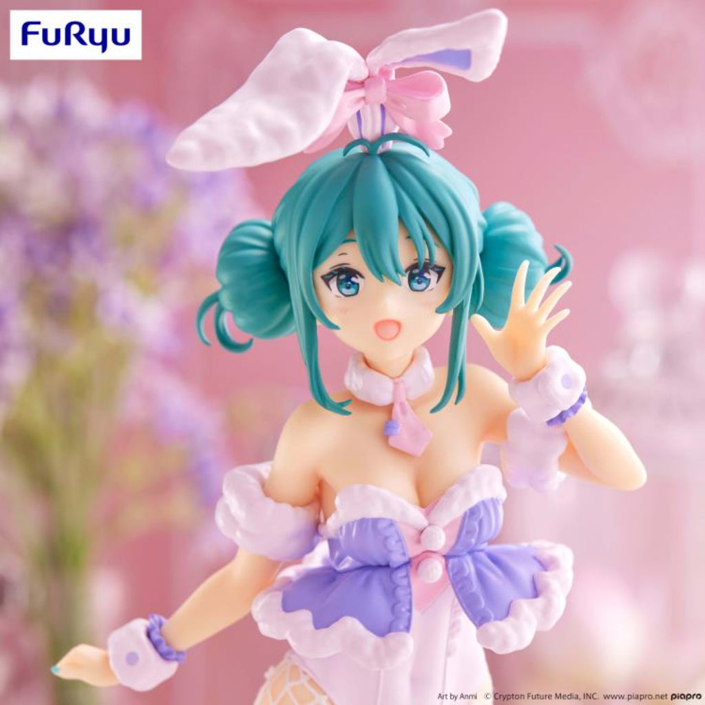 FuRyu Hatsune Miku BiCute Bunnies White Rabbit Lavender Color Ver