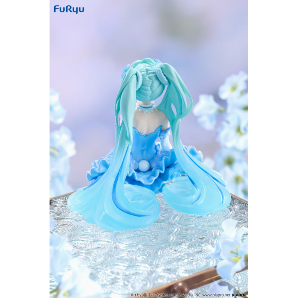 FuRyu Hatsune Miku Flower Fairy Nemophila Pale Blue Ver Noodle Stopper Figure