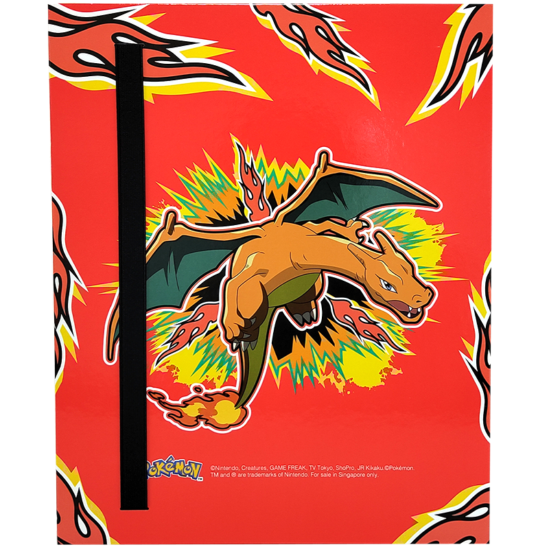 Pokémon Pocket Portfolio Ring Binder - Charizard (Red)