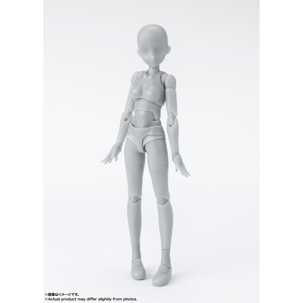 Bandai S.H.Figuarts Body-chan School Life Edition DX Set (Gray Color Ver.)