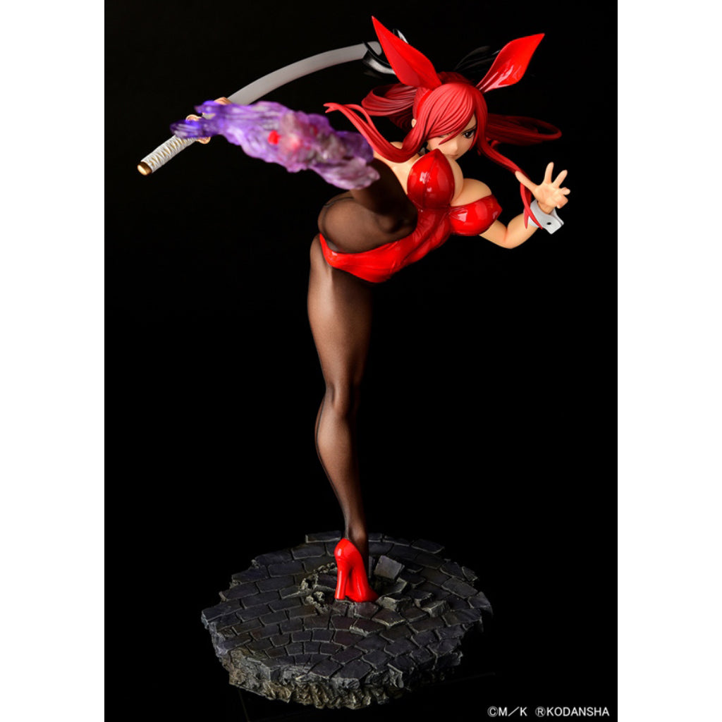ORCATOYS Fairy Tail - Erza Scarlet High Kick Ver. Crimson Bunny Figurine