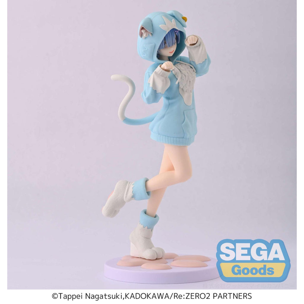 Sega Rem Fluffy Pack Luminasta Re:Zero Figure
