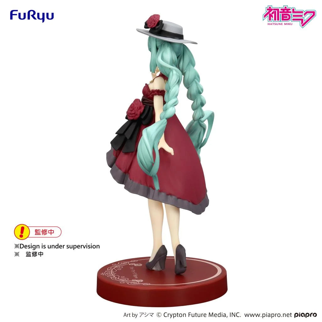 FuRyu Hatsune Miku Outing Dress Red Colour Trio-Try-It Figure