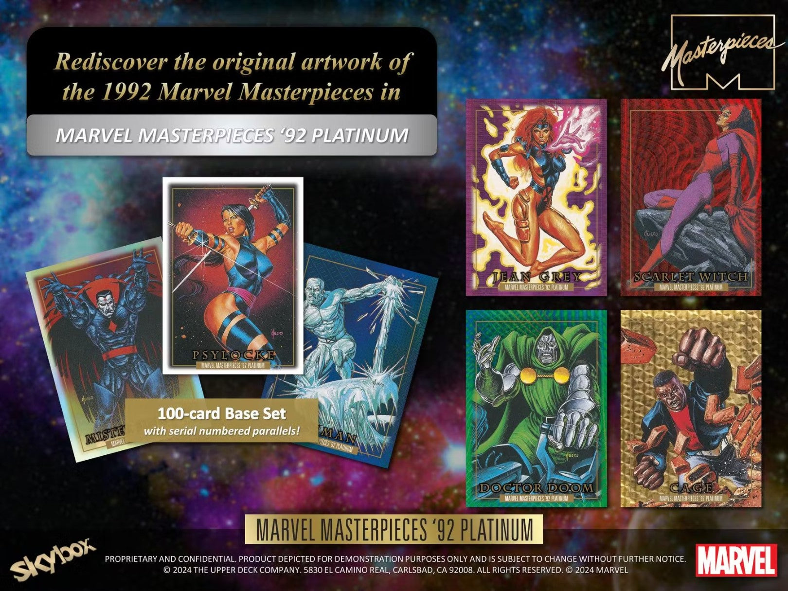 Upper Deck Marvel Masterpieces 92 Platinum Hobby (UD16599) (12/Box)
