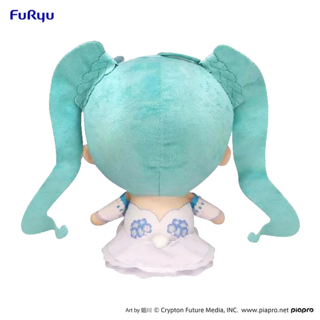 FuRyu Hatsune Miku Flower Fairy Nemophila Ver Kyurumaru Vol.3 Big Plush