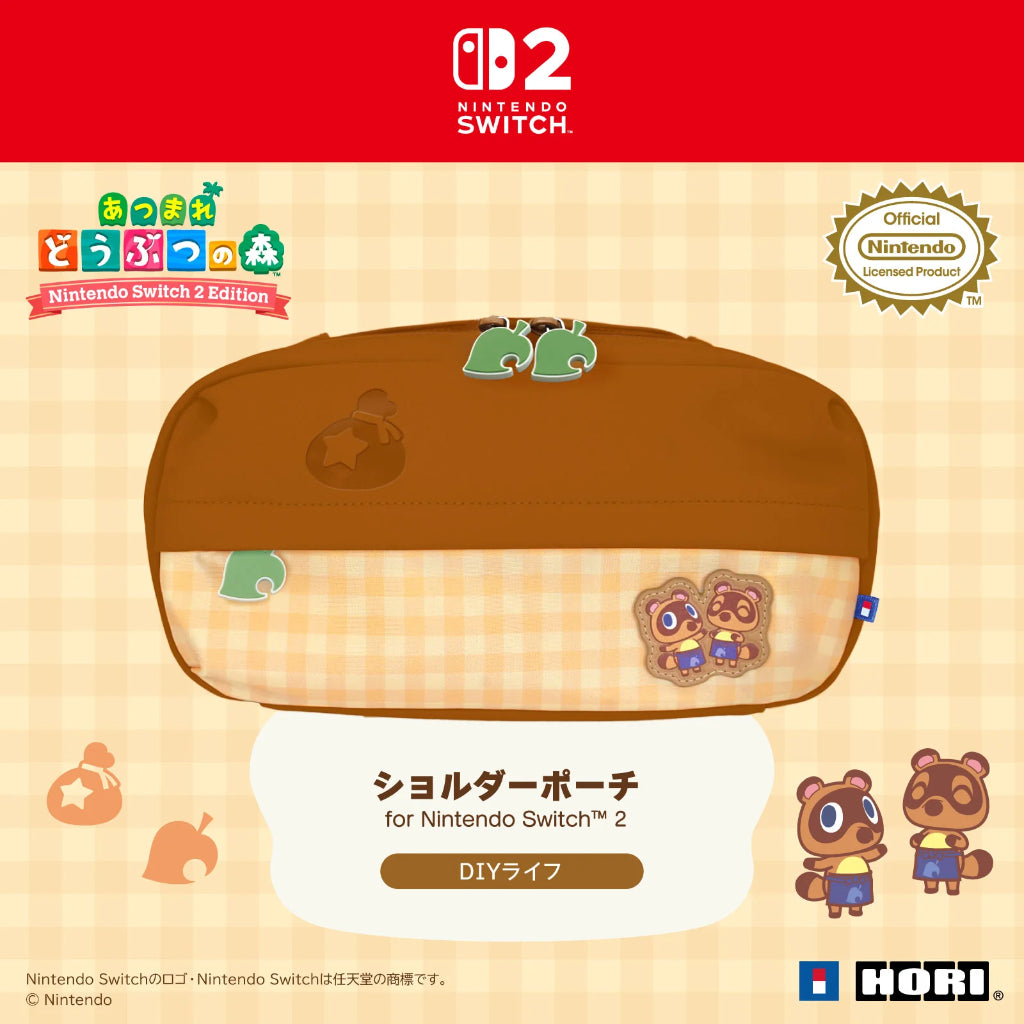HORI Shoulder Pouch Animal Crossing: New Horizons Series for Nintendo Switch 2 (NSX-189A)
