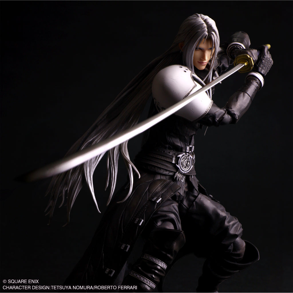 Final Fantasy VII Rebirth Play Arts Shin Action Figure - Sephiroth