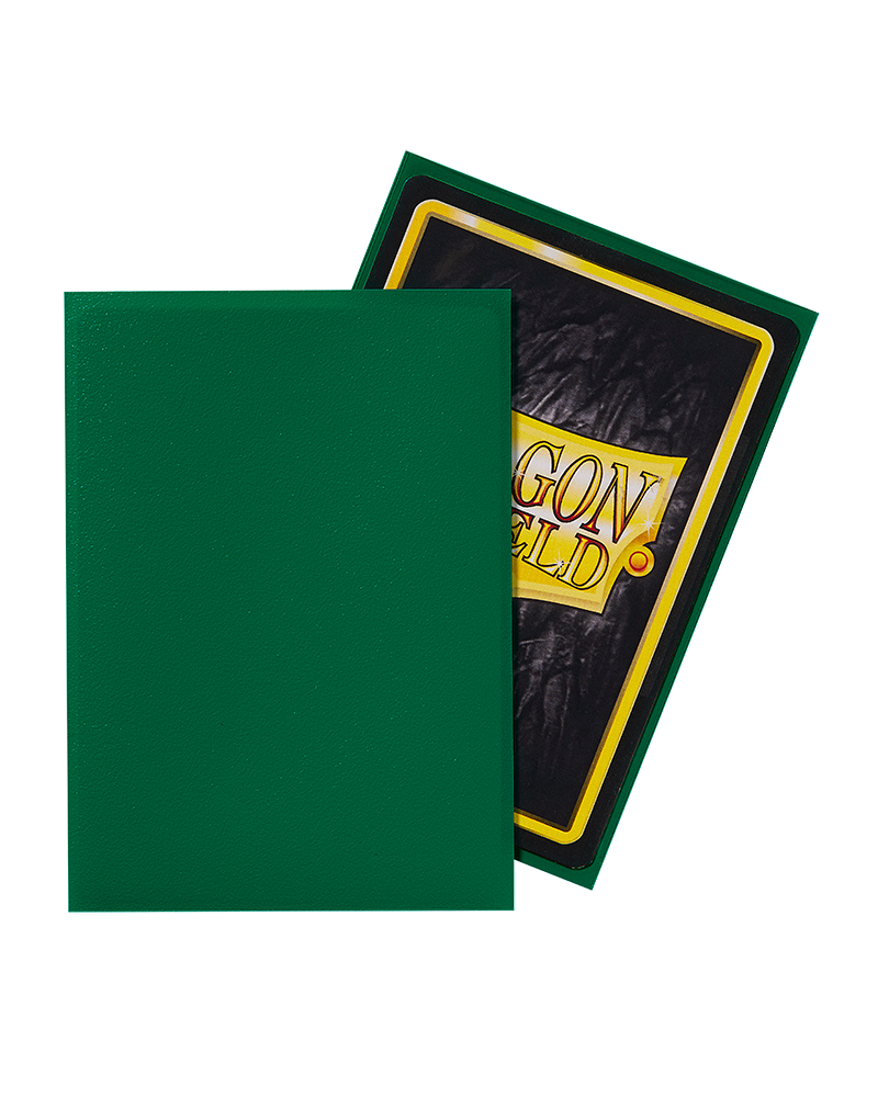 Dragon Shield Matte Sleeves 100CT - Green (Standard Size)