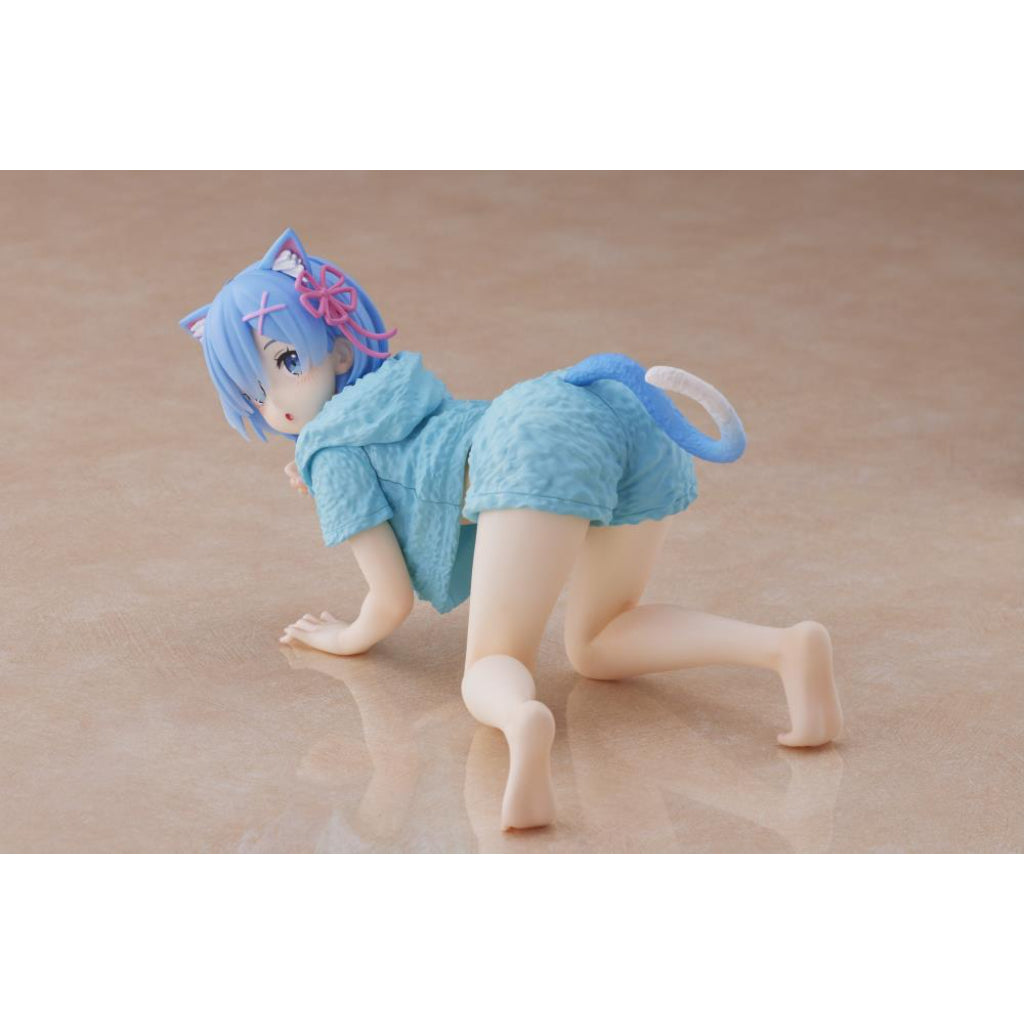 Taito Rem Cat Room Wear Ver Re:Zero Desktop Cute Figure