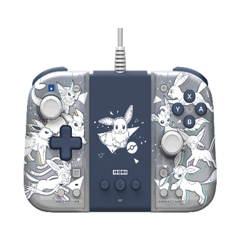 HORI Split Pad Compact Attachment Set - Eevee and Friends (NSW-453A)