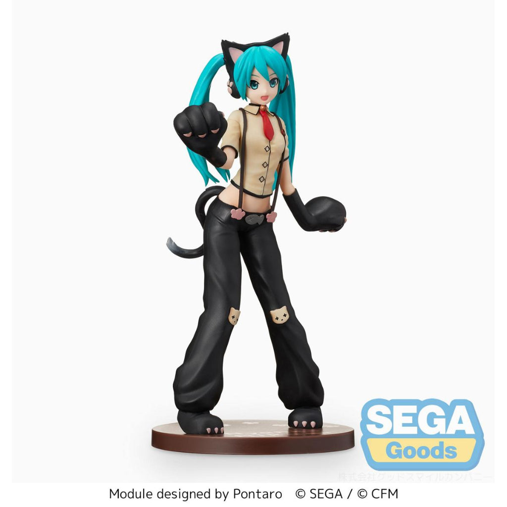 Sega SPM Hatsune Miku Nyanko Ver PJ Diva Arcade Future Tone Figure