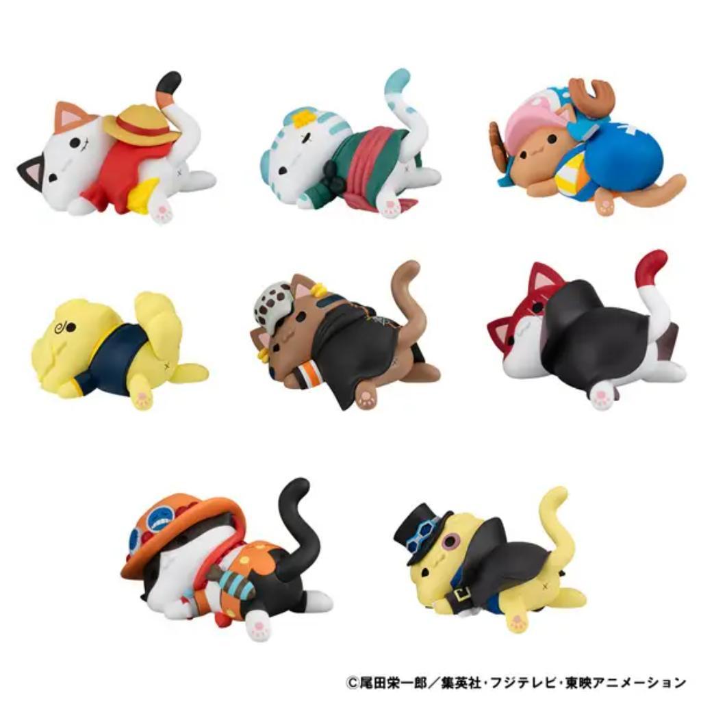 Mega Cat Project One Piece Nyan Piece Nyan Stickie (Box Of 8)