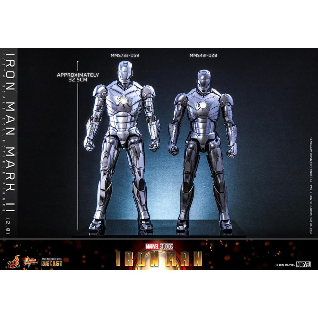 MMS733D59 - Iron Man - 1/6th Scale Iron Man Mark II (2.0)