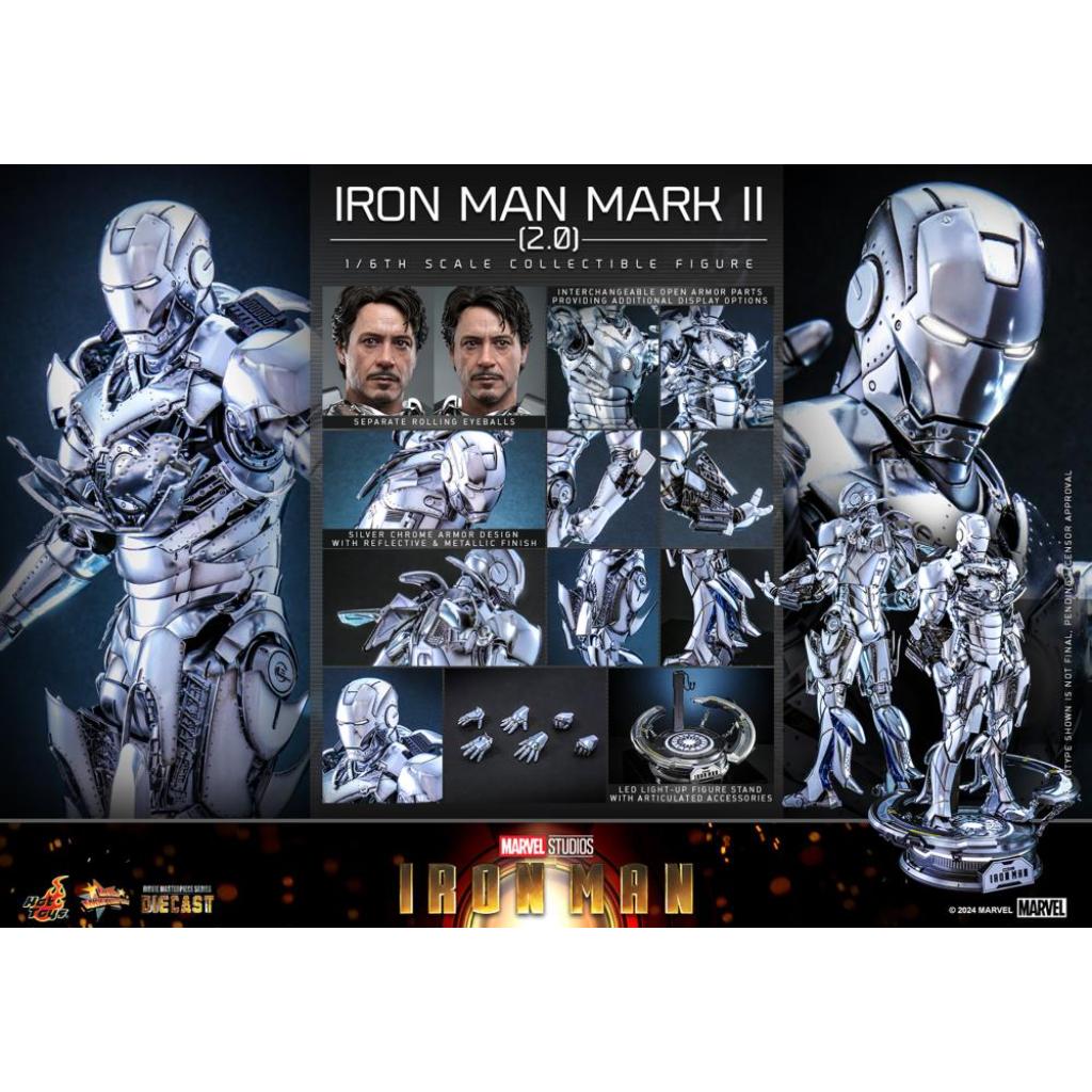 MMS733D59 - Iron Man - 1/6th Scale Iron Man Mark II (2.0)
