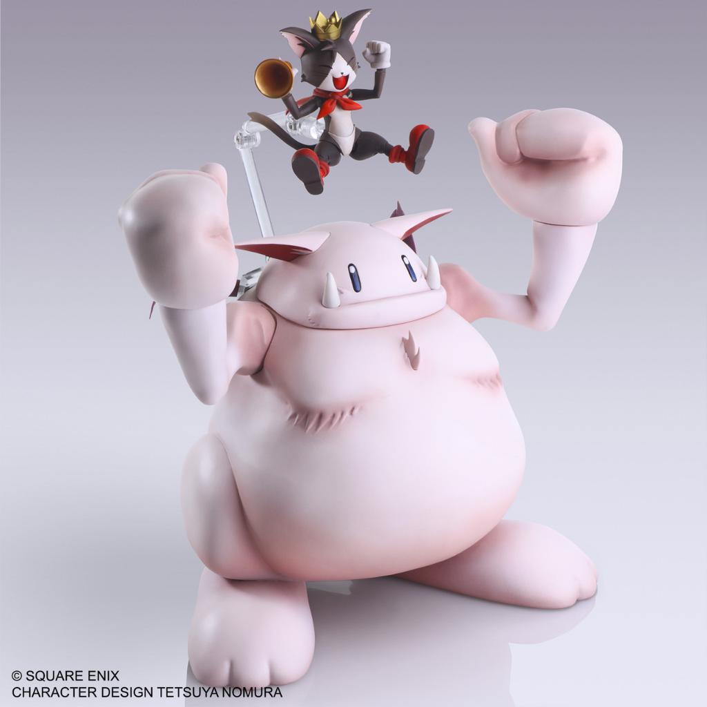 Square Enix Final Fantasy VII Bring Arts Action Figure - Cait Sith & Fat Moogle