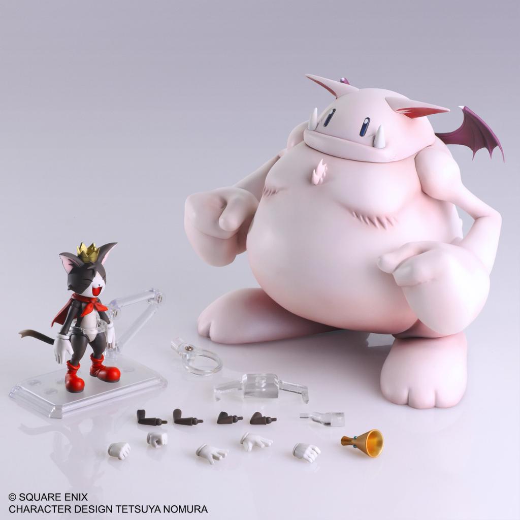 Square Enix Final Fantasy VII Bring Arts Action Figure - Cait Sith & Fat Moogle