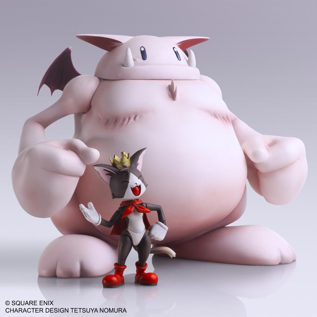 Square Enix Final Fantasy VII Bring Arts Action Figure - Cait Sith & Fat Moogle