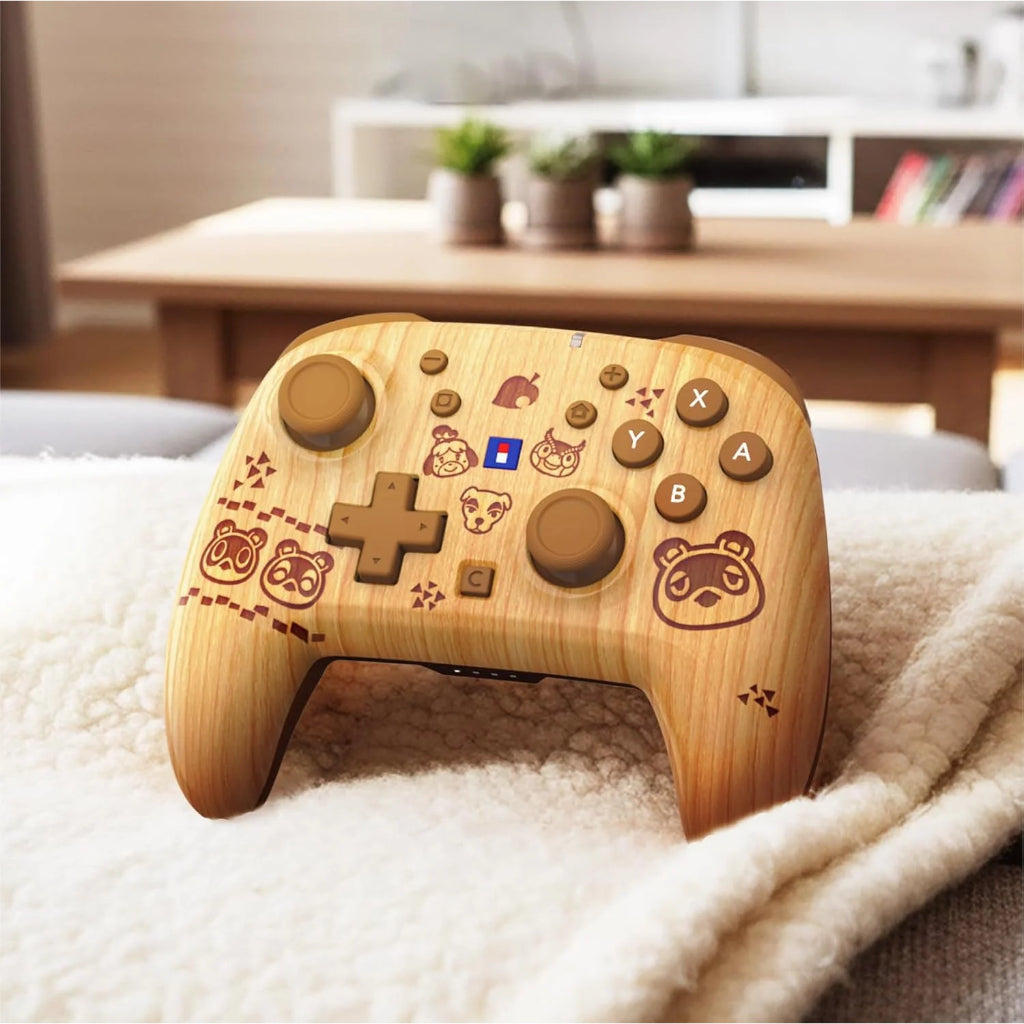 HORI HORIPAD Turbo Wireless Animal Crossing: New Horizons Series for Nintendo Switch 2 - Brown (NSX-205A)