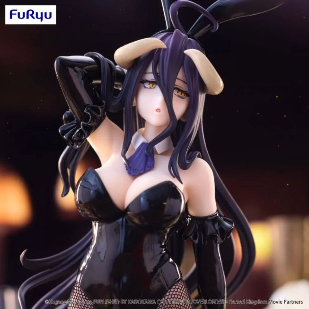 FuRyu Albedo Black Ver BiCute Bunnies Overlord Figure